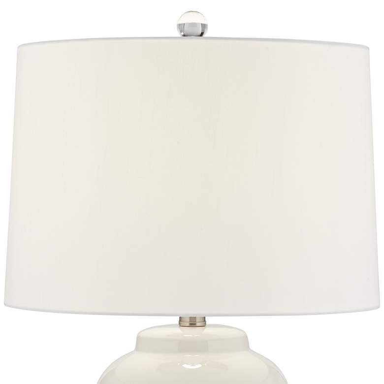Serenity Milk White Ceramic Accent Table Lamp Ashley Area Rugs