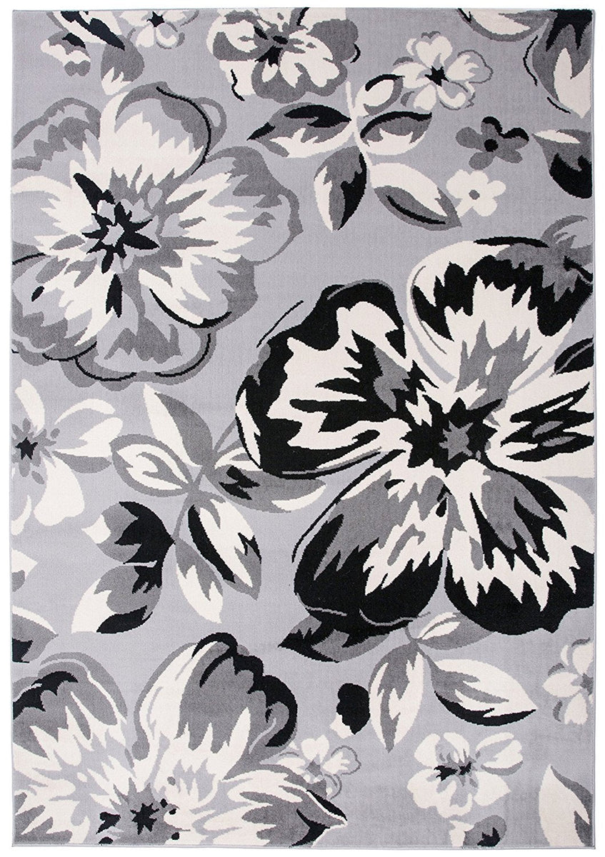 Artnice Anti Fatigue 2 Piece, White Floral Trellis Black Kitchen Rugs, –  Ashley Area Rugs