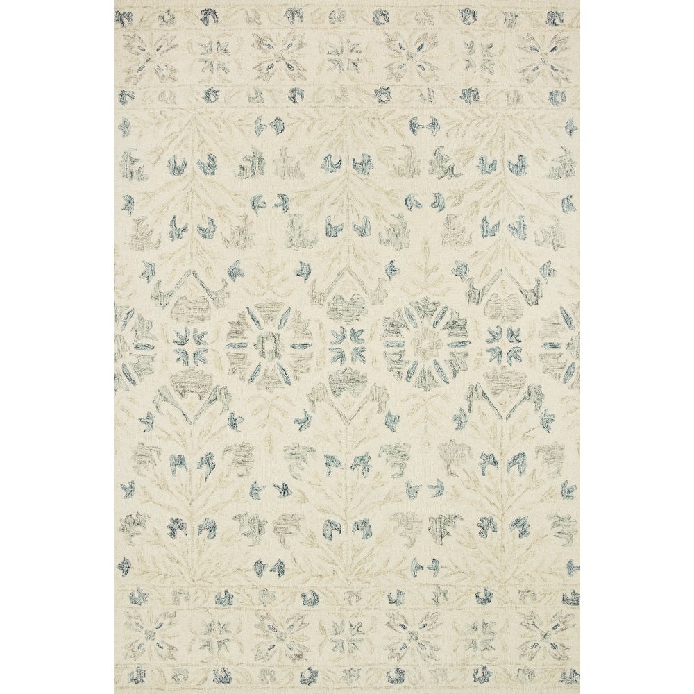 Alexander Home Diana Hand Hooked Area Rug 2' x 5' 3' x 5', 2' x 3' Accent,  Indoor Entryway, Bathroom, Bedroom Transitional, Farmhouse, Vintage 