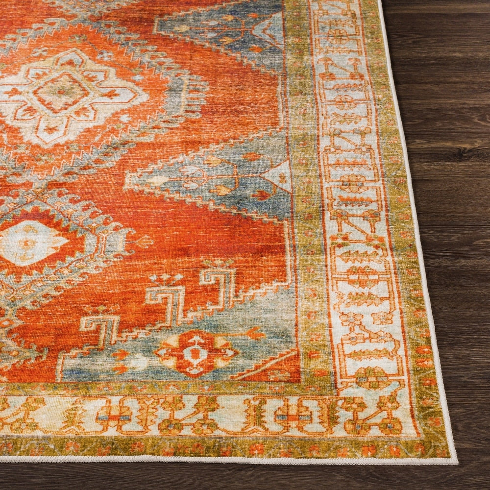 Persian Machine Washable Indoor/Outdoor Area Rug – Ashley Area Rugs