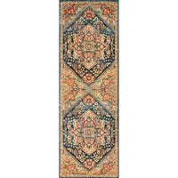 Tabetha Tribal Medallion Area Rug,  Green