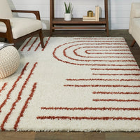 Contemporary Berber Shag Soft Area Rug