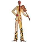 Eangee Musician Violin Player 14"H Capiz Metal Wall Decor