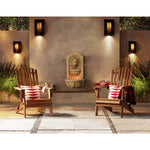 Framed Slate 16" High Bronze Outdoor Wall Light