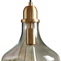 Hampton Hill Auburn 9" Wide Gold Pendant Light