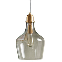 Hampton Hill Auburn 9" Wide Gold Pendant Light
