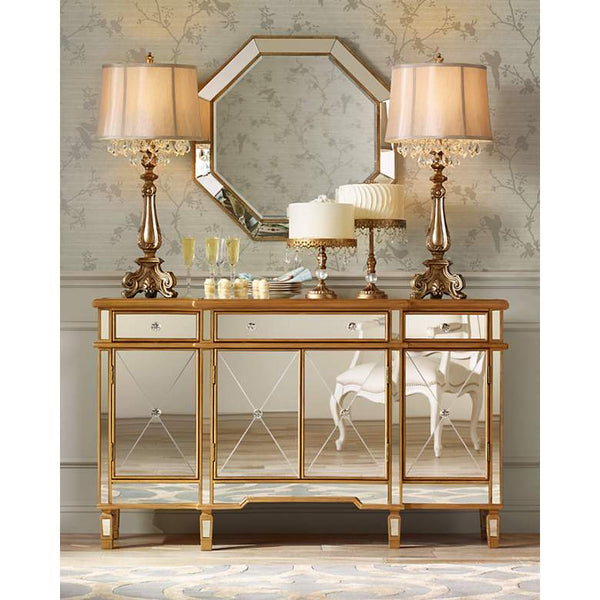 Dubois Crystal Spray Traditional Console Table Lamp