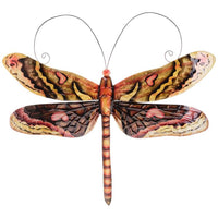 Eangee Dragonfly 14" Wide Brown Capiz Shell Wall Decor