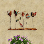 Eangee Five Flower 23"W Multi-Color Capiz Shell Wall Decor