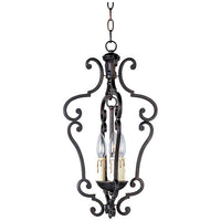Richmond Colonial Umber Finish 3-Light Pendant Chandelier