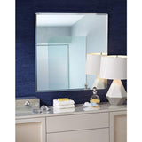 Galvin 36" Square Frameless Beveled Wall Mirror