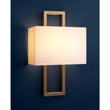 Possini Euro Modena 15 1/2" High French Rectangular Wall Sconce