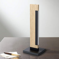 Eglo Camacho 16" High Natural and Black LED Accent Table Lamp