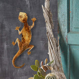 Eangee Gecko 19" High Brown Capiz Shell Wall Decor