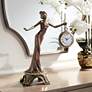 Time Figurine with Clock 17 1/2" Statue