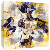 Blue and Yellow Dreaming 30" Square Canvas Wall Art