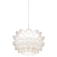 Possini Euro White Flower 19 1/2" Wide Pendant Chandelier