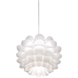 Possini Euro White Flower 19 1/2" Wide Pendant Chandelier