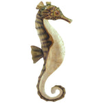 Eangee Seahorse 16"H Green and Pearl Capiz Shell Wall Decor