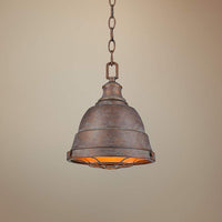 Bartlett 9 1/4" Wide Patina Mini Pendant