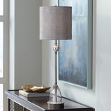 Gallo Polished Nickel Tall Goblet Table Lamp
