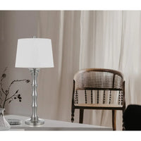 150W 3 way Rockland metal table lamp, Priced and sold as pairs