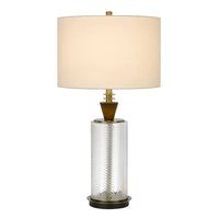 Sherwood Dark Bronze Glass Table Lamp with Shade