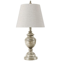 Marion Table Lamp - Weathered Grey - Heathered Light Beige
