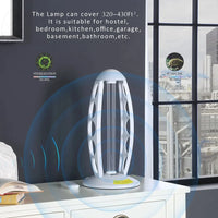 16.5" in UV Sterilized White Table Lamp