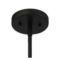 Bandera 14 1/4" Wide Matte Black 4-Light Entry Pendant