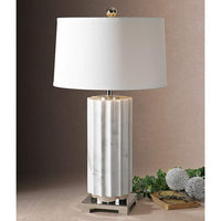 Uttermost Castorano White Resin Table Lamp