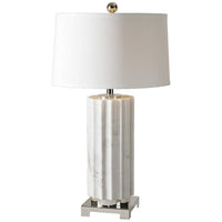 Uttermost Castorano White Resin Table Lamp