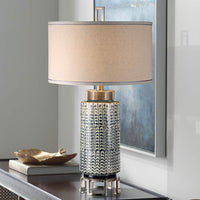 Vanora Ceramic and Brushed Nickel Table Lamp