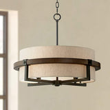 Castille 22" Wide Bronze Rustic Modern Pendant Light