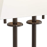 Charlton Bronze Workstation Desk Lamp with Outlets and USB