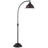 Wyatt II Dark Bronze Arc Floor Lamp