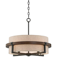 Castille 22" Wide Bronze Rustic Modern Pendant Light