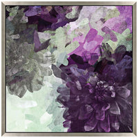 Purple Party You're Invited III 27" Square Wall Art Print