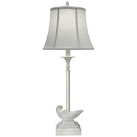 Webber Distressed White Buffet Table Lamp