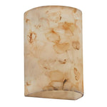 2-Light Large Cylinder Wall Sconce - Alabaster Rocks