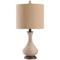 Pamela Table Lamp - Natural Gray - Burlap