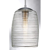 Quoizel Rebound 9" Wide Polished Chrome Modern Mini Pendant