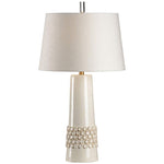 Tivoli Aged Cream Glaze Ceramic Table Lamp