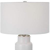 Albany Modern White Ceramic Table Lamp