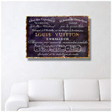 Oliver Gal Emballeur Violet Canvas Wall Art