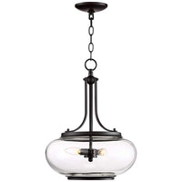 Largo 14 1/4"W Oil-Rubbed Bronze 3-Light Pendant Light