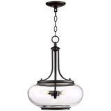 Largo 14 1/4"W Oil-Rubbed Bronze 3-Light Pendant Light