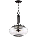 Largo 14 1/4"W Oil-Rubbed Bronze 3-Light Pendant Light