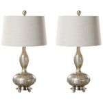 Vercana Mercury Glass 2-Pc Table Lamp,