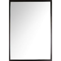 Northwood Black 24" x 35" Rectangular Metal Wall Mirror